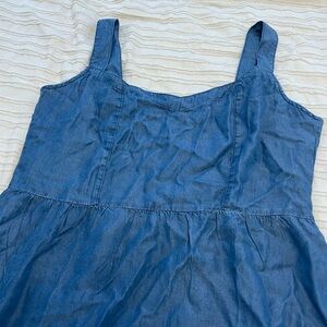 Chic Denim Blue Dress